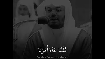 ﴿فلما جاء أمرنا جعلنا عاليها سافلها﴾ عاقبة قوم لوط | تلاوة تهتز لها القلوب للشيخ ياسر الدوسري