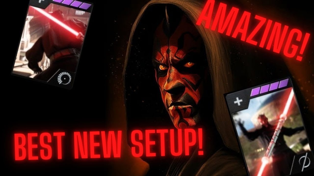 The Best New Star Cards For Darth Maul! - Star Wars Battlefront 2(Hvv  Gameplay) - YouTube