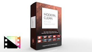 Modern and Clean - 2D Production Package for Final Cut Pro X - Pixel Film Studios