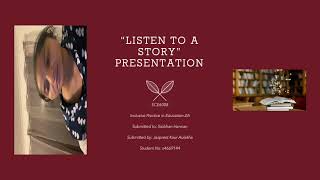 Presentation (Part 2) Inclusive practice ECE6008