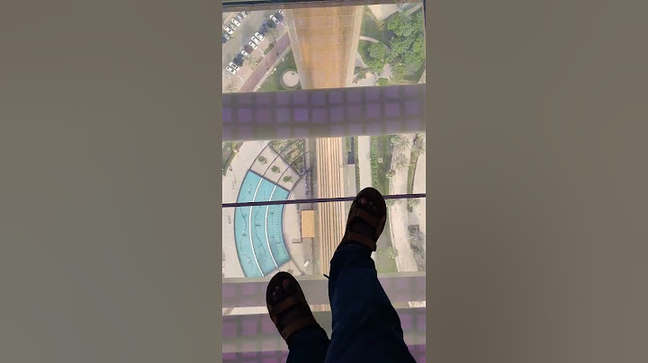 At the top of DUBAI FRAME