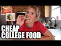 Cheap meals I ate in college | Cook with me on a budget