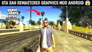 GTA SAN REMASTERED GRAPHICS MOD LOW DEVICE FOR ANDROID 😱 || HOW TO DOWNLOAD GTA V #gta 