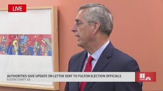 Threatening letter containing fentanyl sent to Fulton County election officials, Georgia Secretary o