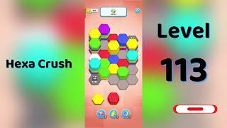 🔥 Hexa Crush Level 113 Walkthrough 🧩 | Solution Guruji 🎮 screenshot 4