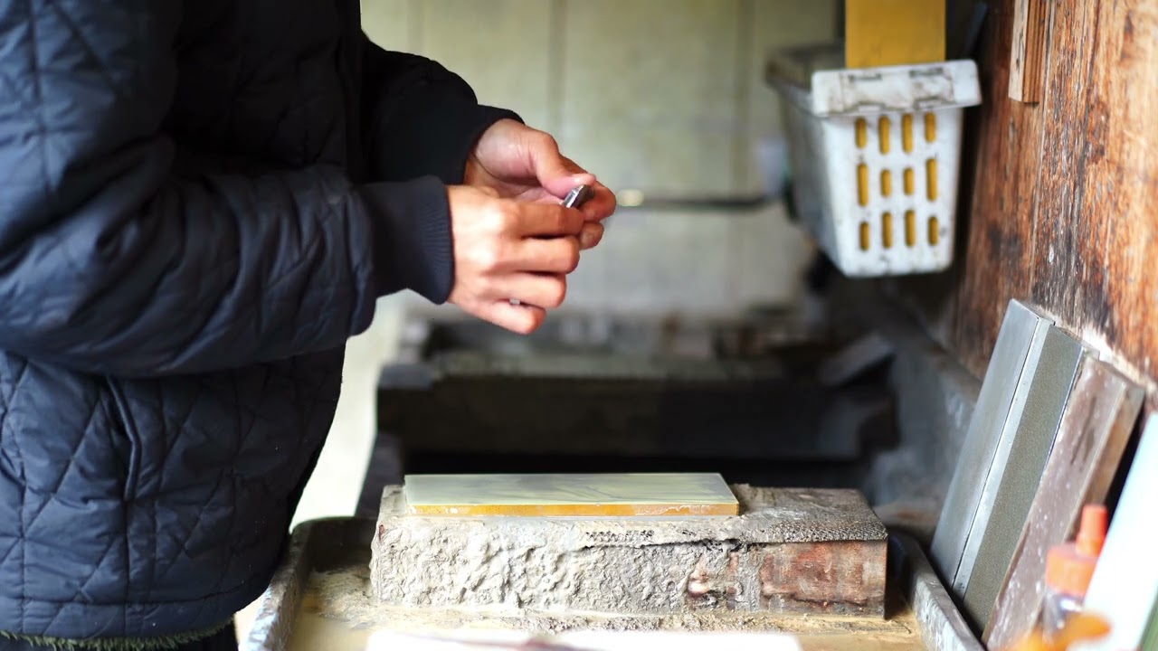 鉋刃の研ぎ方について。