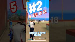 5 elimitation in br ranked #rankpush #freefire #tranding #shorts #ff #bhoot