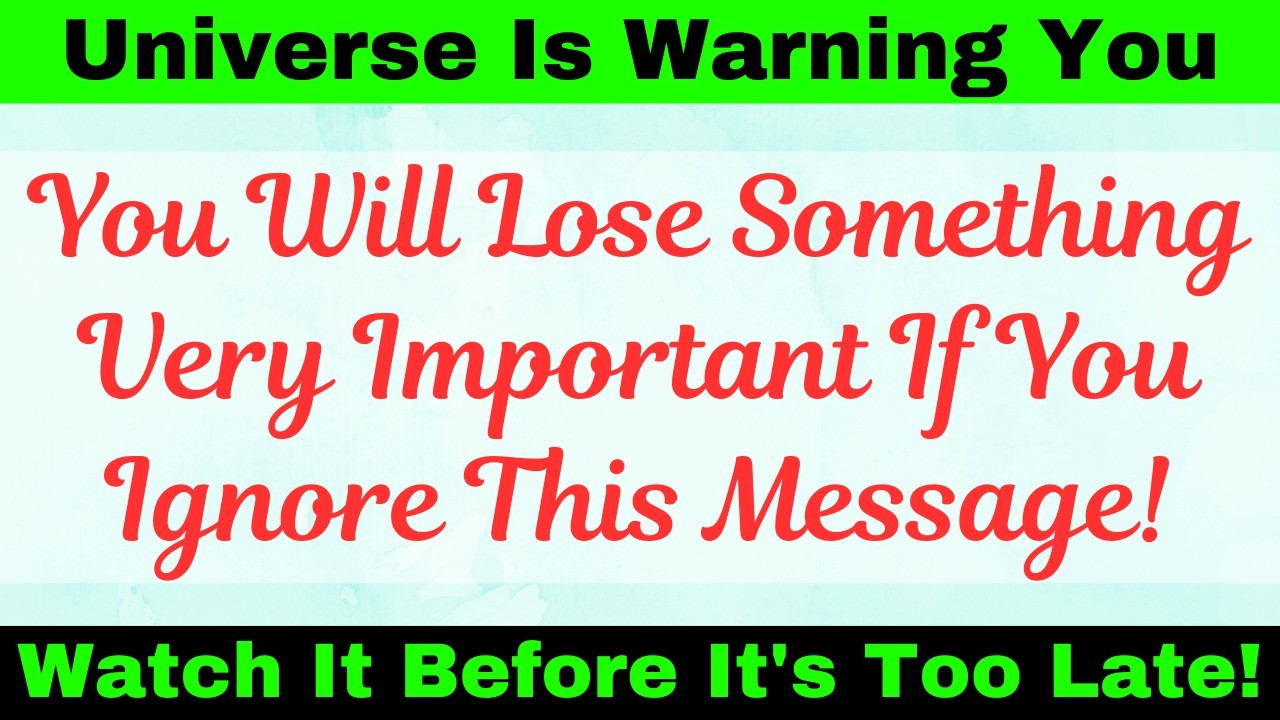 11:11🌈Universe is warning you!!!🦋You'll regret if you ignore this message...🦋#positiveaffirmations🌈