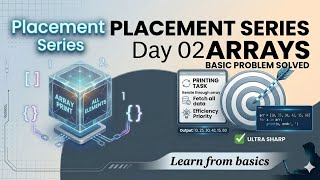 DSA Placement Series Day 02 🚀 | Solve Array Problem 🔥 Marks  30 Print Roll Number (Java)