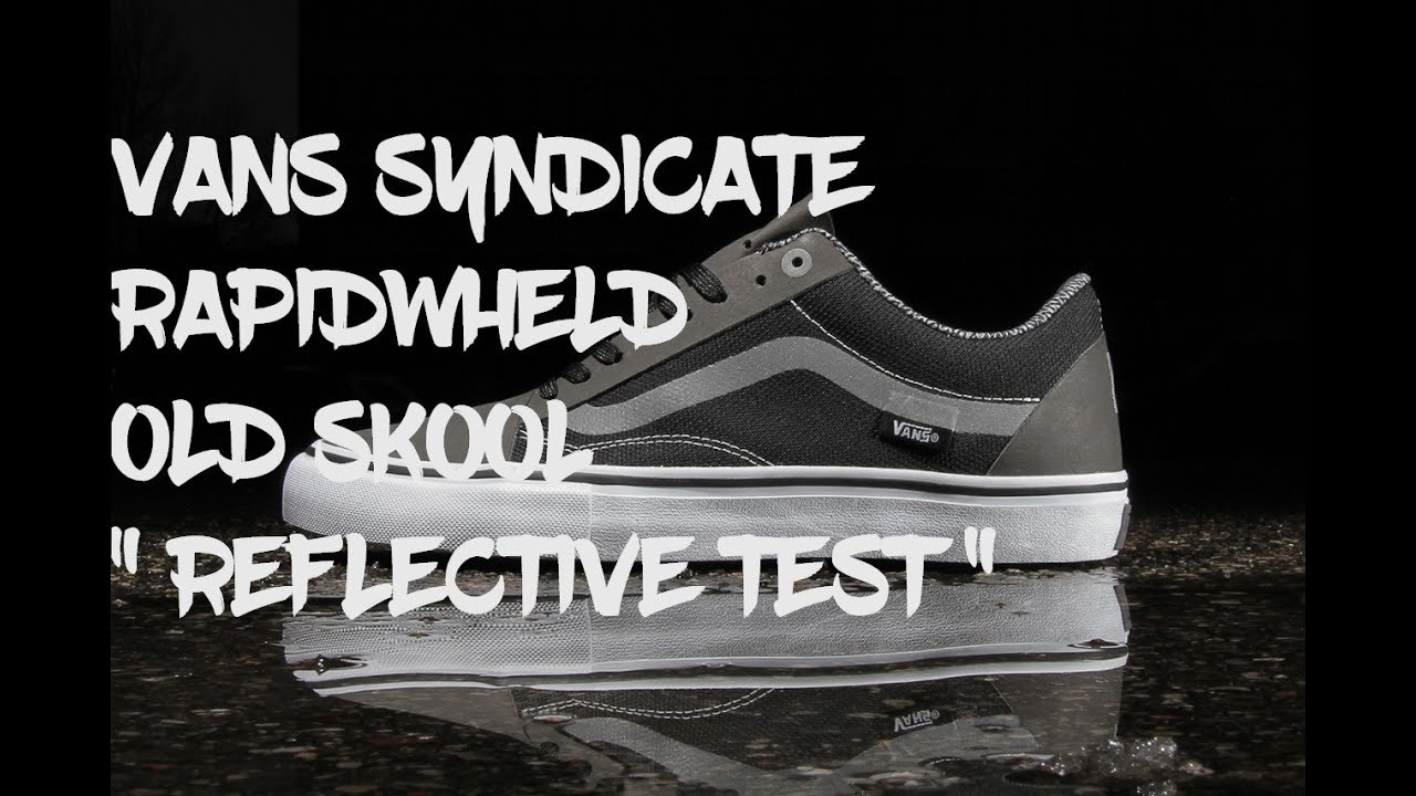 reflective vans old skool