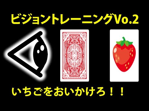 ビジョントレーニングVo.2（追従性眼球運動）発達障害：見る力をトレーニング