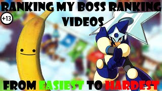 Ranking my boss rankings from easiest to hardest (100 subscriber special)