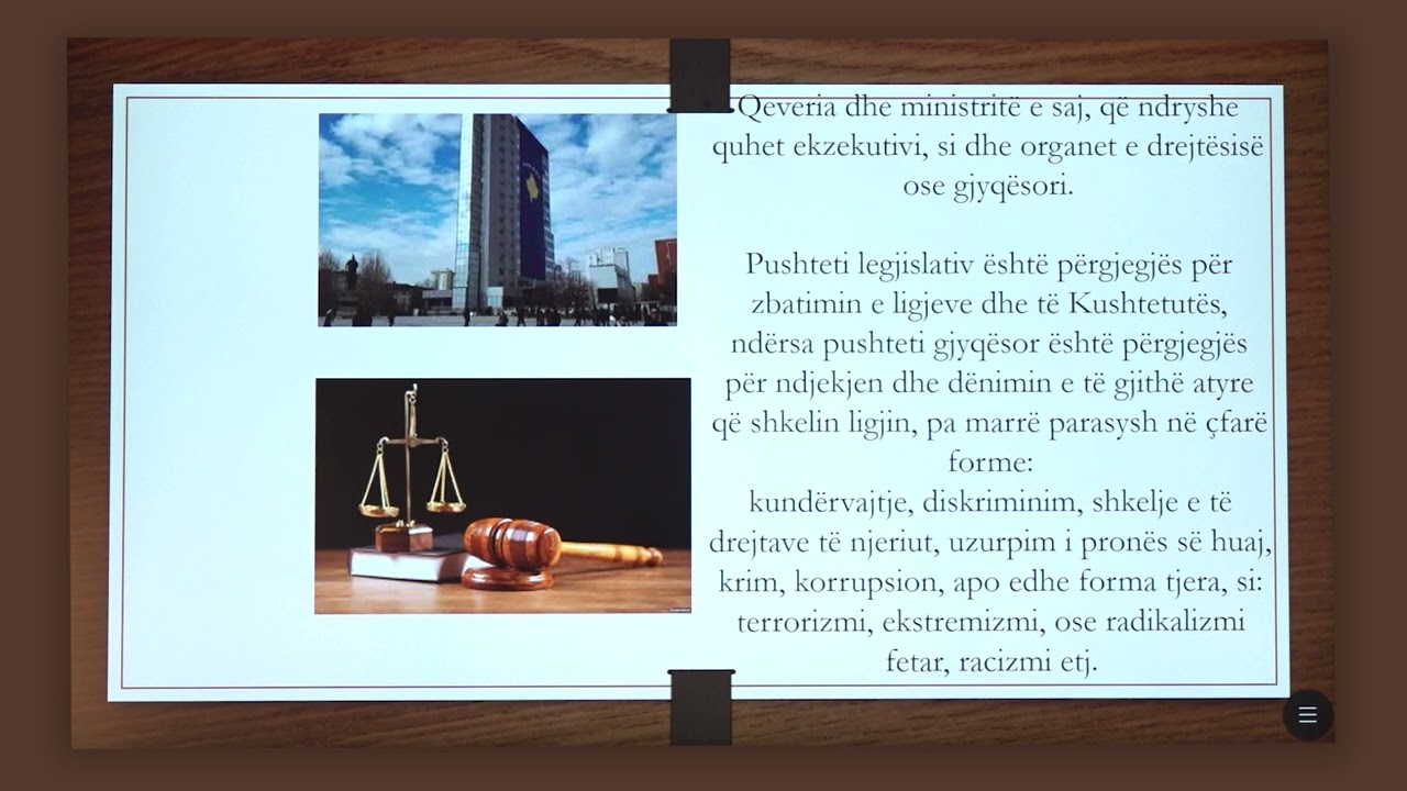 7 11 025 - Java 25 - Edukatë qytetare - përgjegjësitë dhe vendimmarrja në nivel shtetëror qendror
