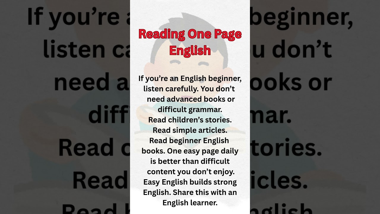 Best English Reading Habit for Beginners