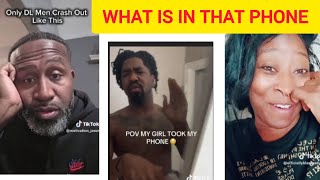 Man going viral for breaking door just to grab a phone from girlfriend
