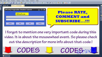 Progress Bar (ProgressBar) Detailed Tutorial - Visual Basic (Vb.net)