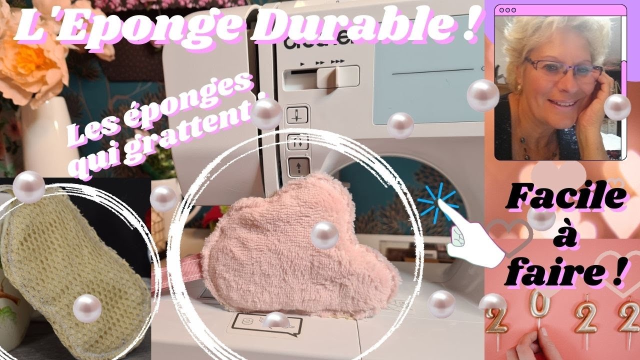🌿💦Comment fabriquer une EPONGE Efficace, Durable et Lavable ZERO DECHET