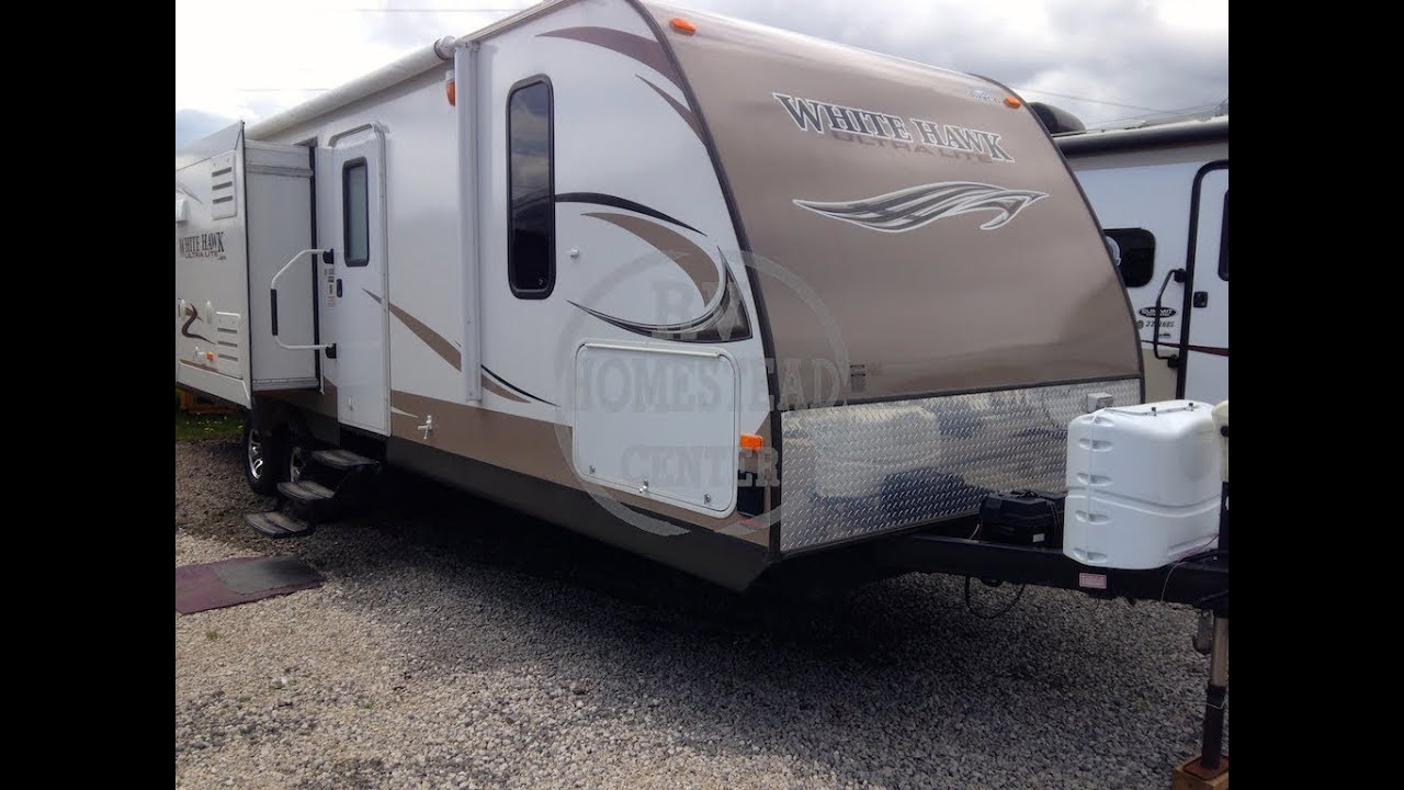 2013 JAYCO 30DSRE WHITE HAWK ULTRA LIGHT TRAVEL TRAILER OHIO RV DEALER CAMPER www.homesteadrv.net
