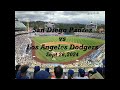 San Diego Padres and Los Angeles Dodgers - Sept 26 , 2024 with Vin Scully