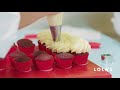 Lolas cupcakes red velvet cupcake number cake