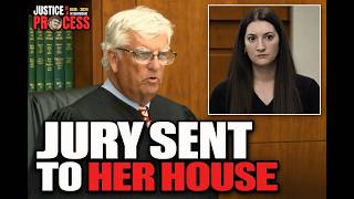 Lindsay Clancy's Lawyer Fights the Police Escort as the Jury Is Sent to Her House