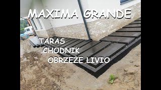 Taras i opaska z Płyty MAXIMA Grande  taras maxima grande brukarzbydgoszcz Bydgoszcz