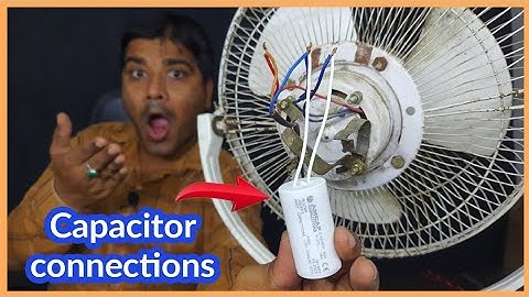 how to connect capacitor to table fan | table fan me capacitor kaise lagaye | table fan repair