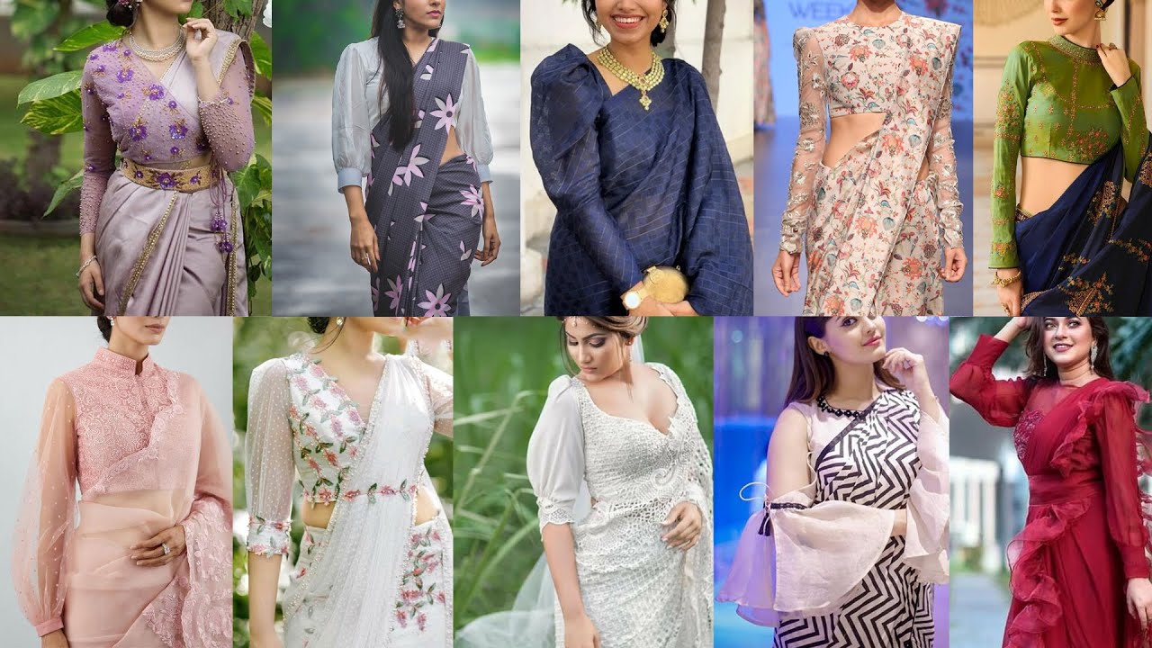 Latest Long Sleeve Blouse Designs For Saree. Full Sleeves Blouse Designs 2024