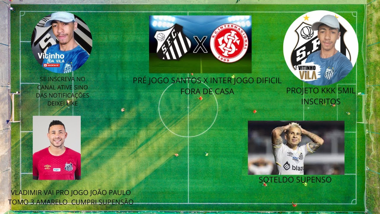 PRÉ JOGO SANTOS ENFRENTA INTER NO BEIRA RIO PRECISA URGENTE DE UMA