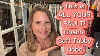 Unbagging The Coach Soft Tabby Hobo In The Color Canyon - This Is ALL YOUR FAULT!!! screenshot 5
