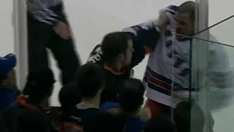 Chris Simon vs Eric Godard & Dale Purinton vs Eric...
