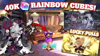 40K RAINBOW CUBES VS LEGENDARY COSTUMES Cookie Run Kingdom
