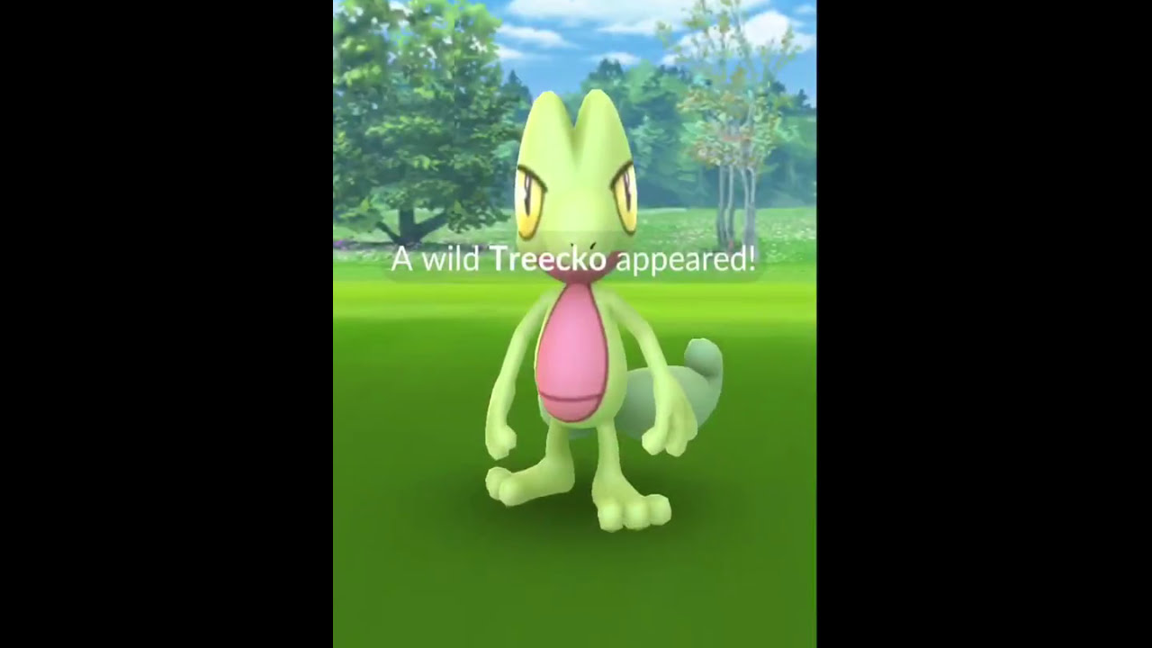 First Treecko Caught!! Pokémon Go gen 3
