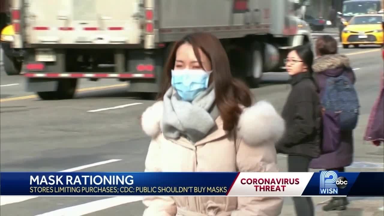 Face masks sold out because of fear of coronavirus