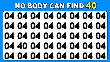 Find The Odd One Out | Numbers and letters challenge | Check Your IQ Level |