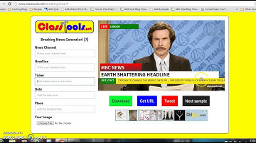 Quick Breaking News Generator