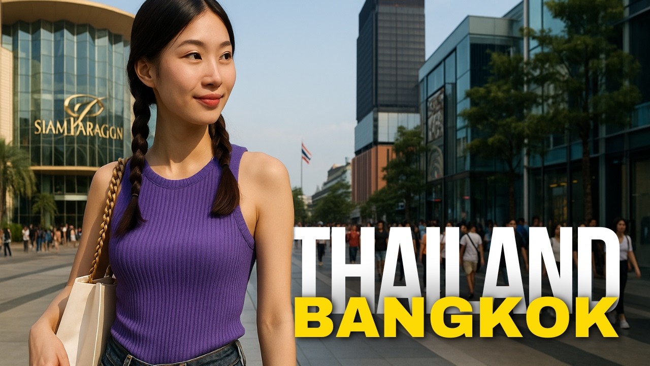 BANGKOK WALKING TOUR 🇹🇭 THAILAND 2025 🌆 Capital in Motion: Markets, Shrines, City Pulse