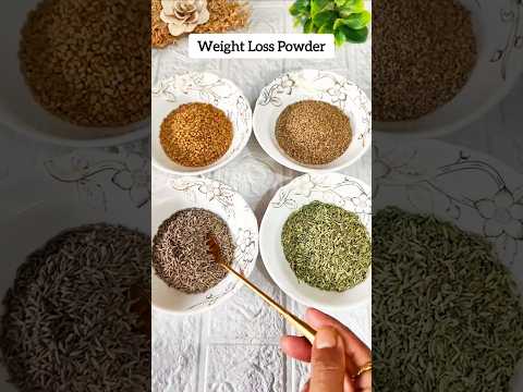 Jeera Ajwain Saunf Aur Methi Dana Powder benefits | Weight loss powder #shorts #homeremedies