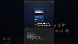 Premium 3D Interactive Card UI 🔥 | HTML CSS JS + Three.js #webdesign #coding