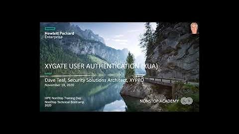 NonStop Education Day - HPE NonStop Security with XYPRO XUA and XMA