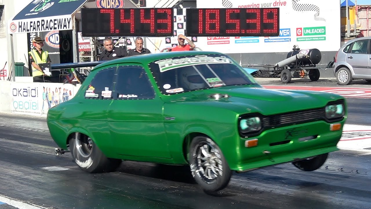 THE CRAZY QUICK HEXATECH COSWORTH MK1 ESCORT - 7.44 at