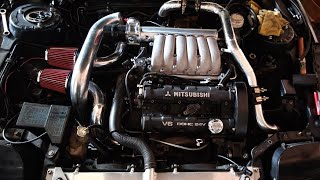 Speed Density &amp; TD04HLL-21H Twin Turbo 3000GT VR4 coming together!
