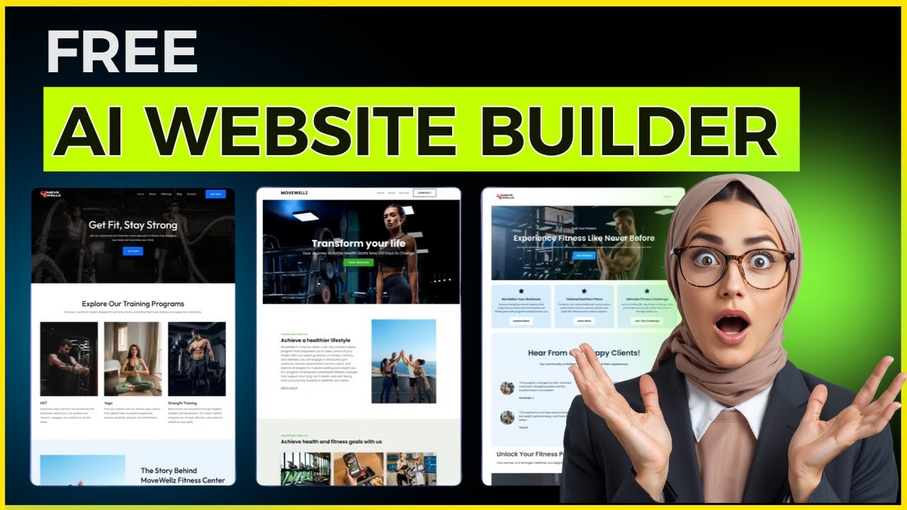 3 Best AI Website Builders 2025 🔥 | Create Website Without Coding - YouTube