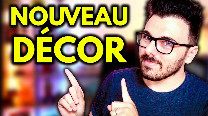 JE VOUS DÉVOILE MON NOUVEAU DÉCOR YOUTUBE !