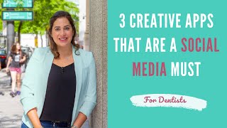 Creative apps every dentist needs! | Social media for Dentists & Doctors screenshot 2