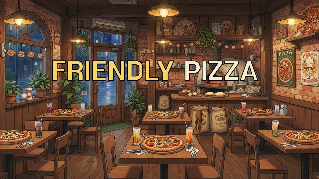 Friendly Pizza 🍕 | Jovial & Relishing Attitude | Lo-fi Hip Hop/Chillhop/Jazzy Beats