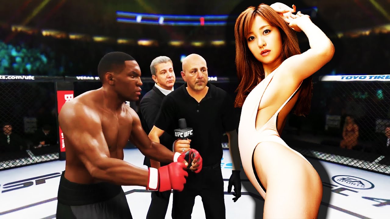 UFC 4 | Mike Tyson vs. Aya Kiguchi (Asian girl) | EA Sports UFC 4