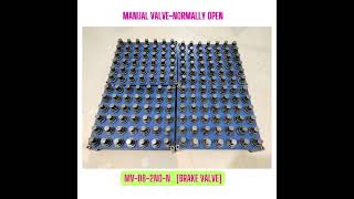 Manual Lever Operated Normally Open Cartridge Valve-MV-08-2NO