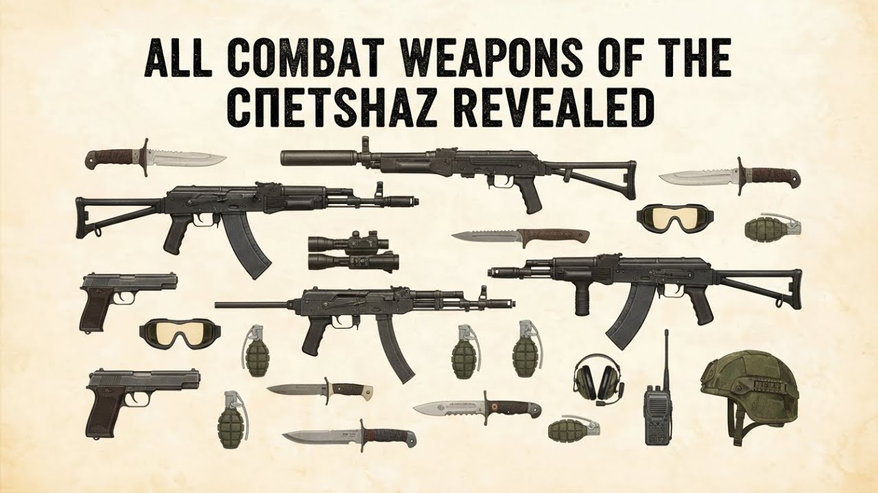All Combat Weapons of the Spetsnaz Revealed