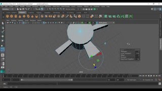 15- Maya extrude   عمل مروحة واضافة تفاصيل screenshot 2